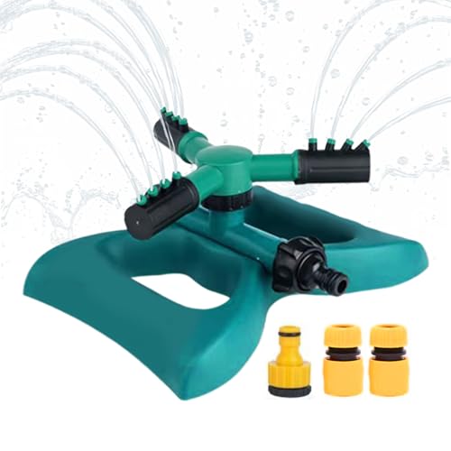 Verstellbarer Garten-Sprinkler – 360-Grad-Sprühgerät, automatisches Bewässerungswerkzeug | Ein Hochdruck-Bewässerungssystem für Blumenbeete, ein effektives Gerät für alle von LearnLyrics