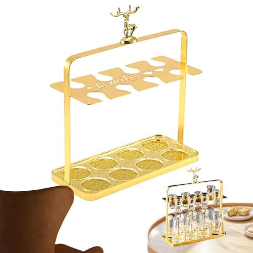 Weinbecherregal – Weinglas-Organizer, Tassentrocknungs-Aufbewahrungshalter | Acryl-Tablett, umgedrehter Weinglashalter, abnehmbares Display, tragbarer Ständer, Hirschkopf-Design für Weinbecherregal – Weinglas-Organizer, Tassentrocknungs-Aufbewahrungshalter | Acryl-Tablett, umgedrehter Weinglashalter, abnehmbares Display, tragbarer Ständer, Hirschkopf-Design für von LearnLyrics