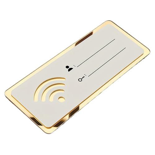 WiFi-Schild – Rustikales Holz-WLAN-Passwortschild für Zuhause und dekoratives Internet, niedliche Gästezimmer-Dekoration, kabelloses Passwortbrett im Bauernhaus-Stil, Wandmontage, einfach zu WiFi-Schild – Rustikales Holz-WLAN-Passwortschild für Zuhause und dekoratives Internet, niedliche Gästezimmer-Dekoration, kabelloses Passwortbrett im Bauernhaus-Stil, Wandmontage, einfach zu von LearnLyrics