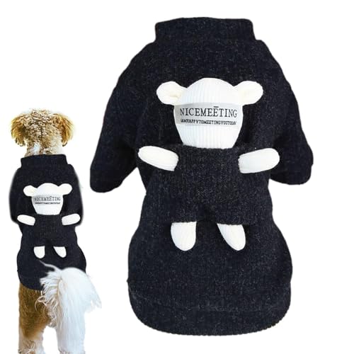 Winter-Hundepullover – warme Haustierkleidung mit Bärenpuppe – dicke Hunde-Winterkleidung, kaltes Wetter, warme Haustierkleidung für Welpen Winter-Hundepullover – warme Haustierkleidung mit Bärenpuppe – dicke Hunde-Winterkleidung, kaltes Wetter, warme Haustierkleidung für Welpen von LearnLyrics