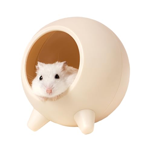 Winterhamster, Schlafnest – Warmes Fleep Hut Bed | Weiche Haustierkabine für kleine Freunde und Nagetiere mit Fell | Bequemes Haus mit bequemer Polsterung von LearnLyrics