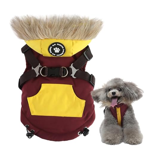 Wintermantel mit Kapuze | Wintermantel mit Reißverschluss – Haustierbekleidung für kaltes Wetter, bequeme Hundemäntel für den täglichen Gebrauch, Spazierengehen, Urlaubsparty Wintermantel mit Kapuze | Wintermantel mit Reißverschluss – Haustierbekleidung für kaltes Wetter, bequeme Hundemäntel für den täglichen Gebrauch, Spazierengehen, Urlaubsparty von LearnLyrics