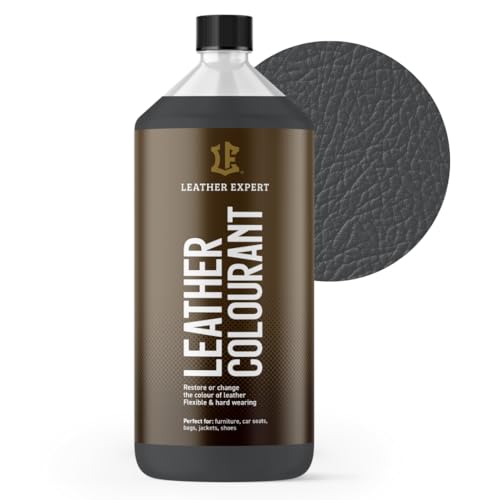 Sehr Deckend Wasser Lederfarbe Dunkelgrau - 1L Leather Paint für Natur und ÖkoLeder - Leather Dye Ohne Alkohol für alle Lederaccessoires - Reißt oder Blättert Nicht ab Sehr Deckend Wasser Lederfarbe Dunkelgrau - 1L Leather Paint für Natur und ÖkoLeder - Leather Dye Ohne Alkohol für alle Lederaccessoires - Reißt oder Blättert Nicht ab von Leather Expert