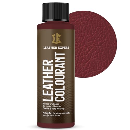 Sehr Deckend Wasser Lederfarbe Kastanienbraun - 50 ml Leather Paint für Natur und ÖkoLeder - Leather Dye Ohne Alkohol für alle Lederaccessoires - Reißt oder Blättert Nicht ab von Leather Expert