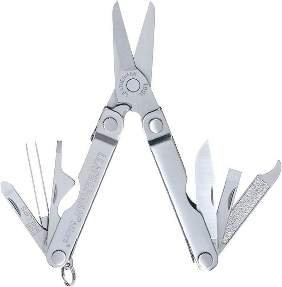 Leatherman Multitool Leatherman Micra - Edelstahl-Multi-Tool - 9 Werkzeuge - Edelstahl Leatherman Multitool Leatherman Micra - Edelstahl-Multi-Tool - 9 Werkzeuge - Edelstahl von Leatherman