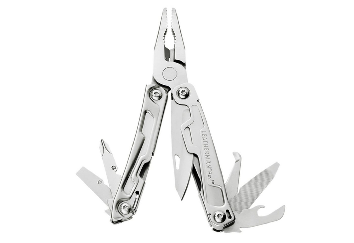Leatherman Multitool Leatherman Rev Multi-Tool - 14 Werkzeuge - Edelstahl, Silber Leatherman Multitool Leatherman Rev Multi-Tool - 14 Werkzeuge - Edelstahl, Silber von Leatherman