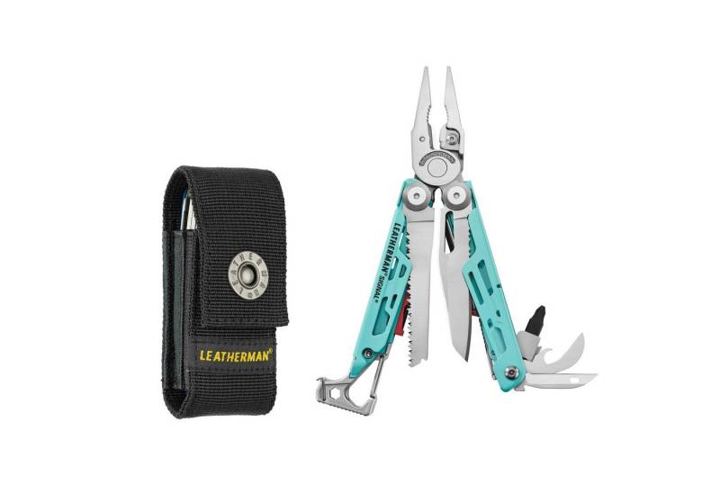 Leatherman Multitool Leatherman Signal Multi-Tool - 19 Tools, Schwarzes Nylonholster von Leatherman