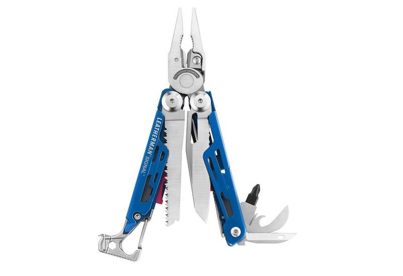 Leatherman Multitool Leatherman Signal Multi-Tool - 19 Tools, Schwarzes Nylonholster von Leatherman