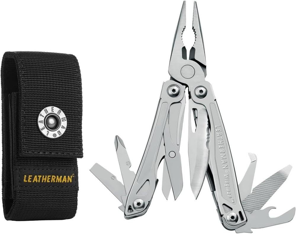 Leatherman Multitool Leatherman Wingman Multi-Tool - 14 Tools - Edelstahl, mit Nylonholster Leatherman Multitool Leatherman Wingman Multi-Tool - 14 Tools - Edelstahl, mit Nylonholster von Leatherman