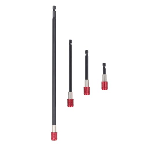 4 PCs Bohrer Bit Verlängerung Set, 1/4 Zoll Sechskant Shank Starke Magnetbohrer Bits Strecke für Schlagtreiber für Schraubendreher Bit Nuss Bohrer 60mm 100 mm 150 mm 300 mm 4 PCs Bohrer Bit Verlängerung Set, 1/4 Zoll Sechskant Shank Starke Magnetbohrer Bits Strecke für Schlagtreiber für Schraubendreher Bit Nuss Bohrer 60mm 100 mm 150 mm 300 mm von Leatikall