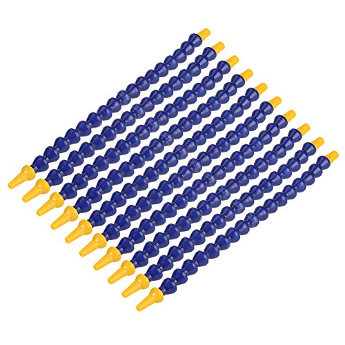 Leatikall 10pcs Flexibler Kühlmittelschlauch, flexibler Kunststoff Wasserölkühlmittelrohr 1/8bSPT Gewindeschlauch für Drehmaschinen CNC von Leatikall