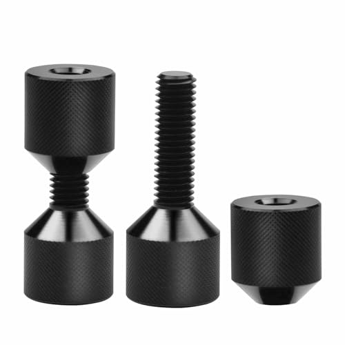 Leatikall 2 Stück Flansch 2 Loch Pin, 1-1/8 "Zwei-Loch-Pins Set Aluminium legierung Flansch ausrichtung Pin für 3/8 bis 1,0 in Bolzen löchern von Leatikall