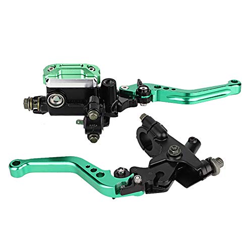 Leatikall Bremskupplung, 1 Paar Universal CNC Motorrad Hydraulikkupplung Bremspumpe Hauptzylinder Verstellbare Handbremse Leatikall Bremskupplung, 1 Paar Universal CNC Motorrad Hydraulikkupplung Bremspumpe Hauptzylinder Verstellbare Handbremse von Leatikall