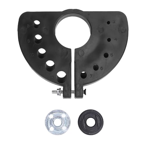 Leatikall Drill Bit Spitzerbefestigung, Winkelschleiferbohrbohrer Schleifbezug Multi Spezifikationen 3-12mmmm (Schwarz) von Leatikall