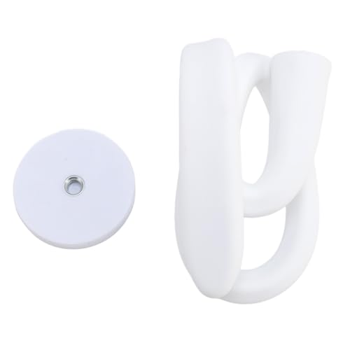 Leatikall Frontladungstürpropie, Magnetwaschmaschinen Türhalter mit 1,7 Zoll Magnetbasis um die Waschmaschine Offen und Ordnungsgemäß zu Belüfteln (Weiß) von Leatikall