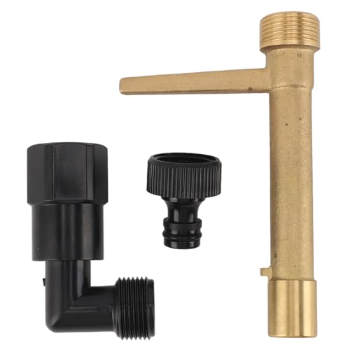 Leatikall G3/4 Messing Schnelle Kupplerventile, Messing Schnellkupplungsventil Key Gartenschlauchbewässerungsinstrument Leatikall G3/4 Messing Schnelle Kupplerventile, Messing Schnellkupplungsventil Key Gartenschlauchbewässerungsinstrument von Leatikall