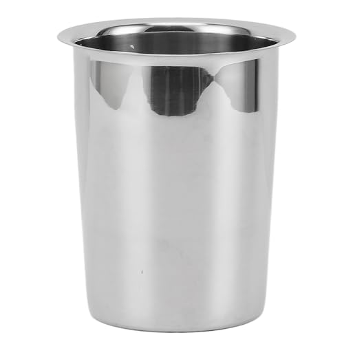 Leatikall Küchenutensilienhalter, große Kapazität Mess Proof Geschirr Löffel Spatel Werkzeug Besteck Container 304 Edelstahl Geschirrhalter für Arbeitsplatte (Ohne Löcher) von Leatikall