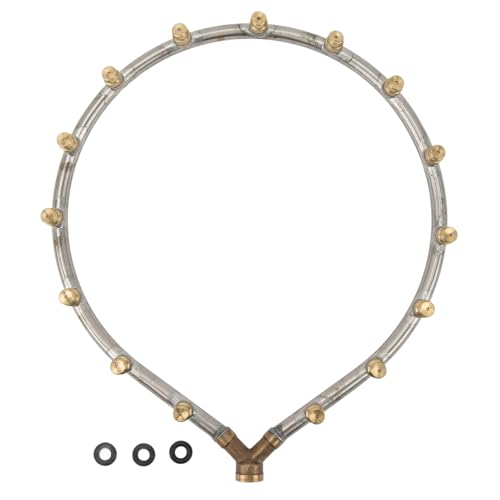 Leatikall Multifunktionale Ringdüse, Kühlsprühdüse G3/8 Weibliche Fadenmulti Kopf Ring Format Atomisierungsdüsen für Garten landwirtschaftliche Bewässerung (15 Kopf) von Leatikall