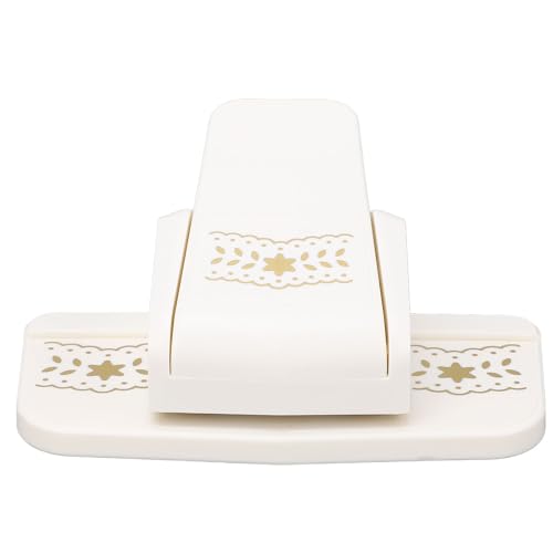 Leatikall Papier Stanze für Handwerk, Spitze Prägung Papiere Kanten Stanze für Papier Handwerk Scrapbook Präsentieren Verpackung Fotoalbum (Rockkanten Muster großer Größe) von Leatikall