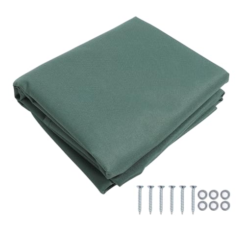 Leatikall Swing Set, Baldachin, Spielplatz Baldachin Ersatz 600d Oxford Stoff Sonnenproofes Wasserschutz Set Plane für den Garten (Grün) von Leatikall