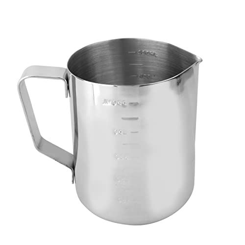 Leatikall Wachs Schmelztop, Kerze Herstellung Gießen Topf Edelstahl Kerze Gießen Tasse Herstellung Tropflos Spout Design (550 ml Wachsbecher) von Leatikall