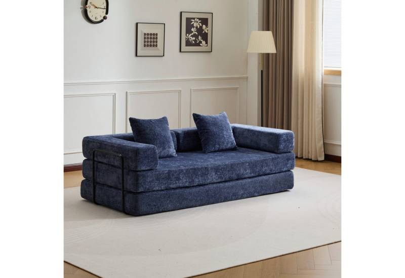 Leawin Loungesofa Klappbares 3-Sitzer Sofa Bett Queensize aus Chenille, 4-in-1 Klappsofa zu Queensize-Bett,platzsparend für Wohnung & Büro. Leawin Loungesofa Klappbares 3-Sitzer Sofa Bett Queensize aus Chenille, 4-in-1 Klappsofa zu Queensize-Bett,platzsparend für Wohnung & Büro. von Leawin