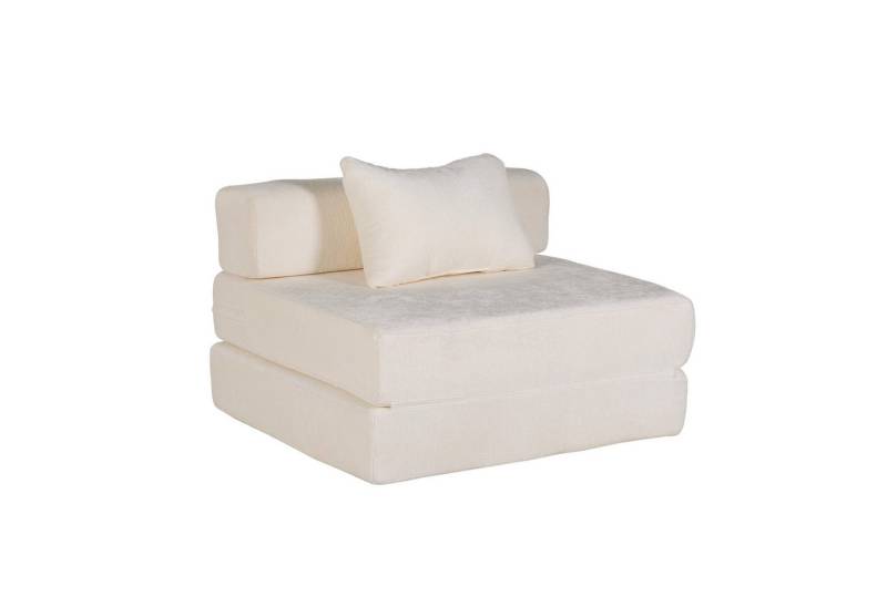 Leawin Sofa Faulsofa Stoffsofa Tatami 2-in-1 Klappsofa Bett Kleinwohnung, Weicher Cordbezug, formstabil & frei kombinierbar von Leawin