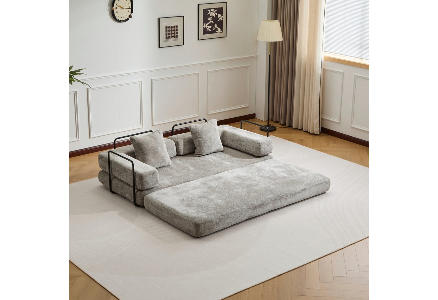 Leawin Sofa Klappbares 3-Sitzer Schlafsofa aus Chenille, 4-in-1 Sofa mit Schlaffunktion – platzsparend für kleine Räume Leawin Sofa Klappbares 3-Sitzer Schlafsofa aus Chenille, 4-in-1 Sofa mit Schlaffunktion – platzsparend für kleine Räume von Leawin