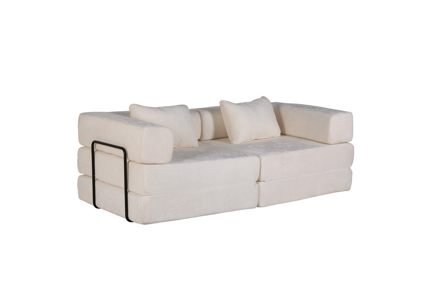 Leawin Sofa Modulares faltbares Schlafsofa, Chenille Sofa, platzsparend & modern, Kleines Schlafsofa, schnell montiert, ideal für Wohnzimmer & Wohnung. Leawin Sofa Modulares faltbares Schlafsofa, Chenille Sofa, platzsparend & modern, Kleines Schlafsofa, schnell montiert, ideal für Wohnzimmer & Wohnung. von Leawin