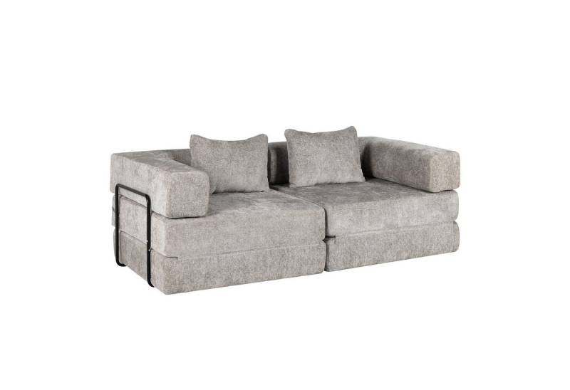 Leawin Sofa Modulares faltbares Schlafsofa, Chenille Sofa, platzsparend & modern, Kleines Schlafsofa, schnell montiert, ideal für Wohnzimmer & Wohnung. von Leawin
