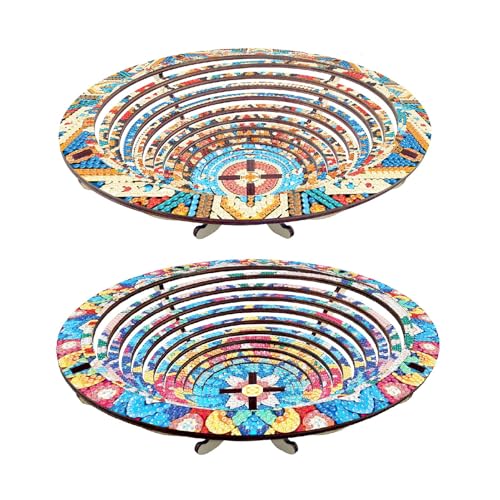 Lebartm 2Stück DIY Diamant hölzerne Snack Lagerung Tablett Diamant Kunst Malerei Mandala Süßigkeiten Teller Einziehbar mit Ständer Runde handgemachte Servierplatte Set Gemüse Brot Küche Haus-02 Lebartm 2Stück DIY Diamant hölzerne Snack Lagerung Tablett Diamant Kunst Malerei Mandala Süßigkeiten Teller Einziehbar mit Ständer Runde handgemachte Servierplatte Set Gemüse Brot Küche Haus-02 von Lebartm