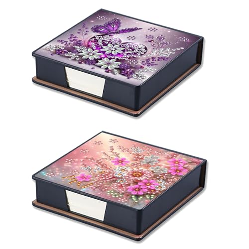 Lebartm 2Stück Haftnotiz-Halter Diamant-Kunstmalerei Leder Post Note Dispenser Memo Paper Storage Box mit 160 Haftnotizen Schreibtisch Büro Organizer Zubehör-03 Lebartm 2Stück Haftnotiz-Halter Diamant-Kunstmalerei Leder Post Note Dispenser Memo Paper Storage Box mit 160 Haftnotizen Schreibtisch Büro Organizer Zubehör-03 von Lebartm