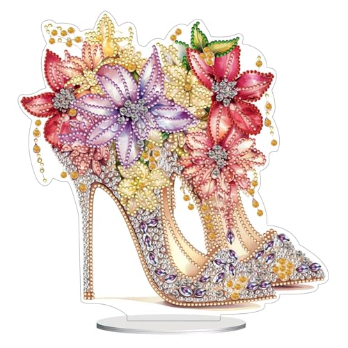 Lebartm DIY Diamant Desktop Ornament Schmetterling High Heels Sonderform Kristall Diamant Kunst Malerei Tabletop Ornamente Einseitiger Diamant für Heimdekoration Lebartm DIY Diamant Desktop Ornament Schmetterling High Heels Sonderform Kristall Diamant Kunst Malerei Tabletop Ornamente Einseitiger Diamant für Heimdekoration von Lebartm