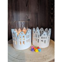 Häuserkranz Lichthaus Windlicht Und Glas/Lichterkranz Deko Lichterstadt Häuserring Lichterhaus Einzugsgeschenk Raysin Keraflott Häuserkranz Lichthaus Windlicht Und Glas/Lichterkranz Deko Lichterstadt Häuserring Lichterhaus Einzugsgeschenk Raysin Keraflott von LebeLieberKunterbunt