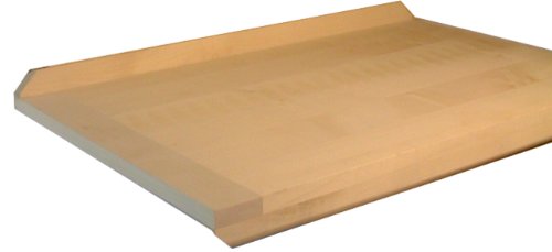 Nudelbrett Buche/Linde massiv, 75 x 55 x 2/4 cm von Leben mit Holz