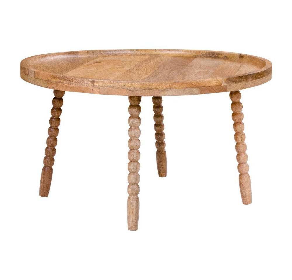 LebensWohnArt Couchtisch Design Couchtisch UMMA Mangoholz ca.D60cm von LebensWohnArt