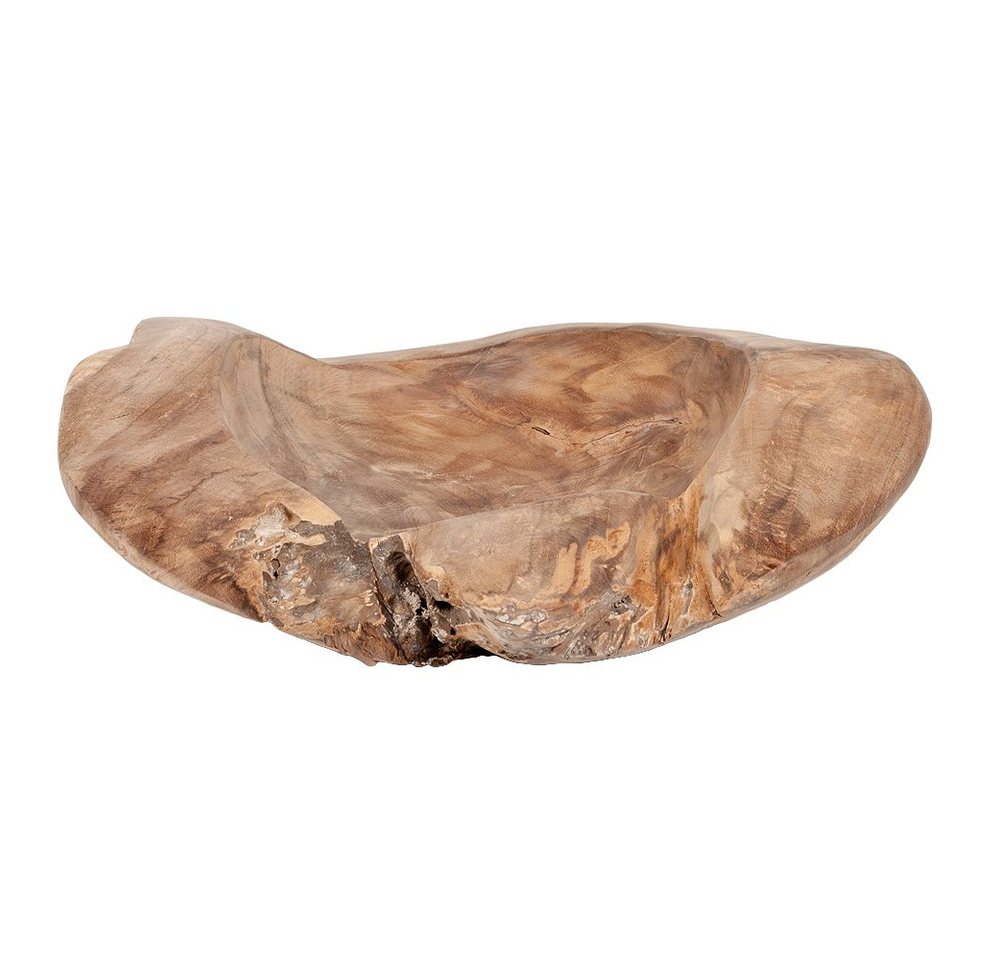 LebensWohnArt Dekoschale Schale PREMIUM BOWL Ø ca.: 40cm aus massivem Teak-Wurzelholz von LebensWohnArt