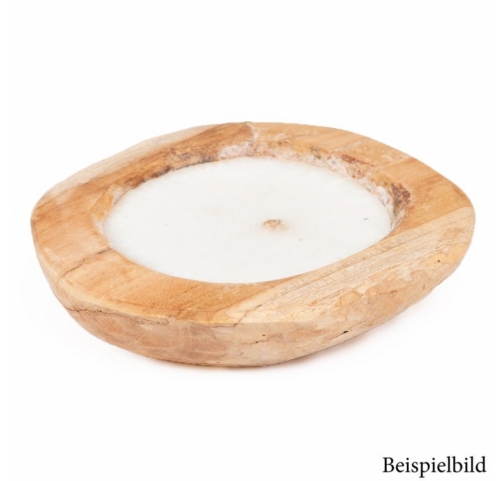 LebensWohnArt Dekoschale Teak-Schale LILIN Ø ca. 20cm inkl. Kerze LebensWohnArt Dekoschale Teak-Schale LILIN Ø ca. 20cm inkl. Kerze von LebensWohnArt