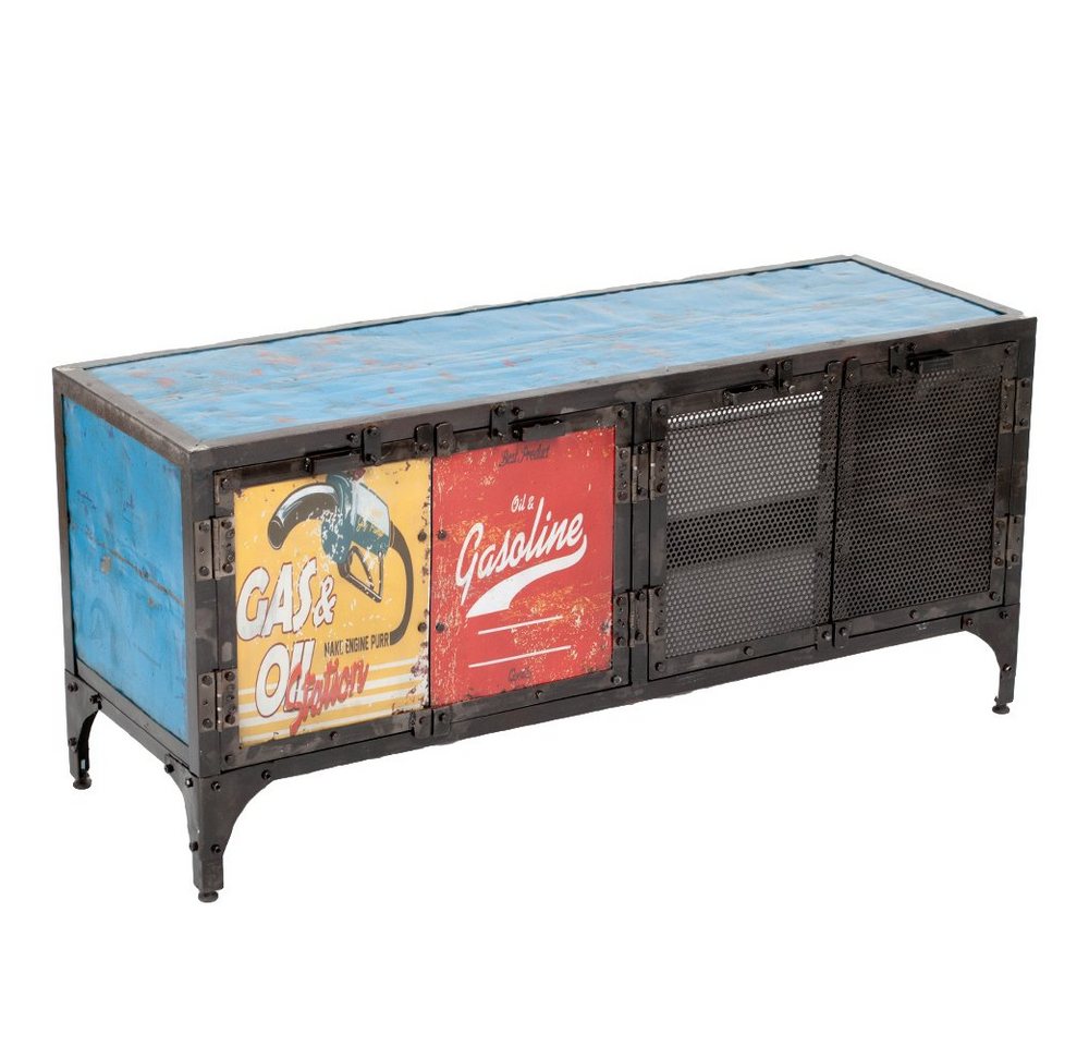 LebensWohnArt Kommode Individuelles TV-Board LOGAM-GASOLINE ca. L120cm recyceltes Metall LebensWohnArt Kommode Individuelles TV-Board LOGAM-GASOLINE ca. L120cm recyceltes Metall von LebensWohnArt