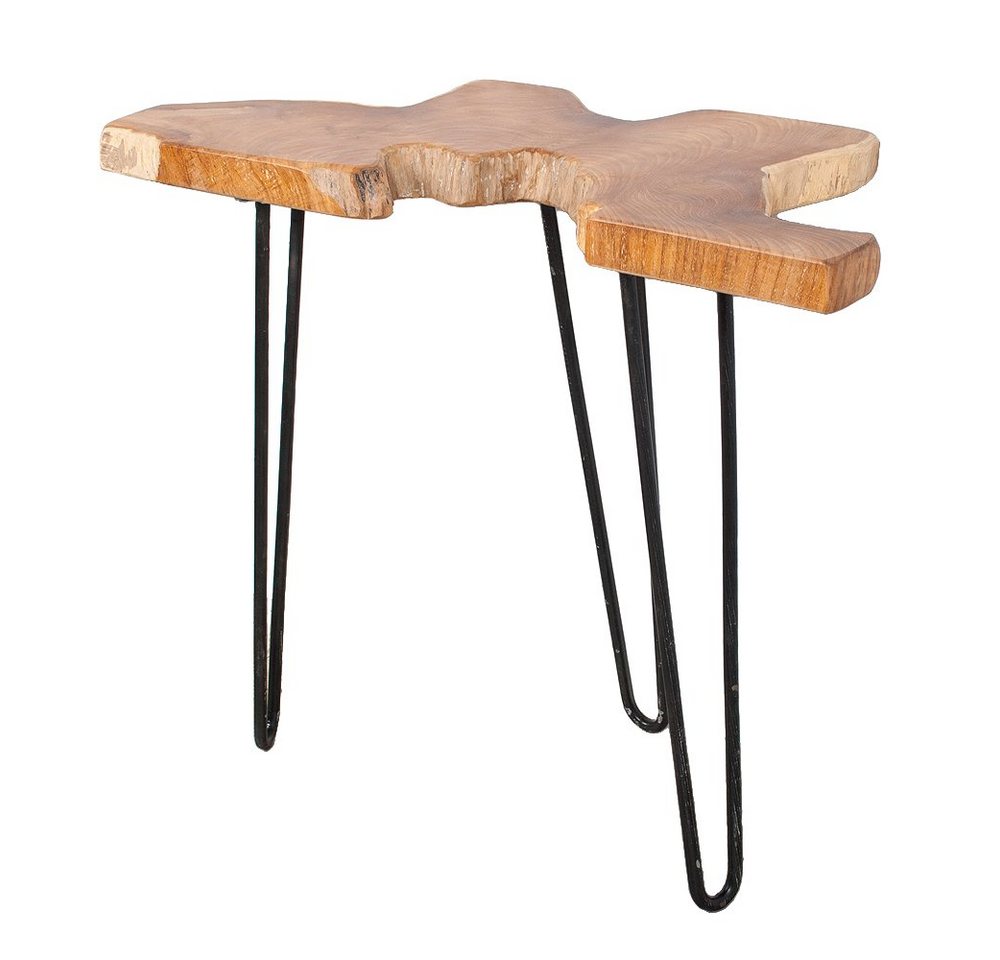 LebensWohnArt Konsolentisch Teak-Konsole DINDONG ca. L75-90cm von LebensWohnArt