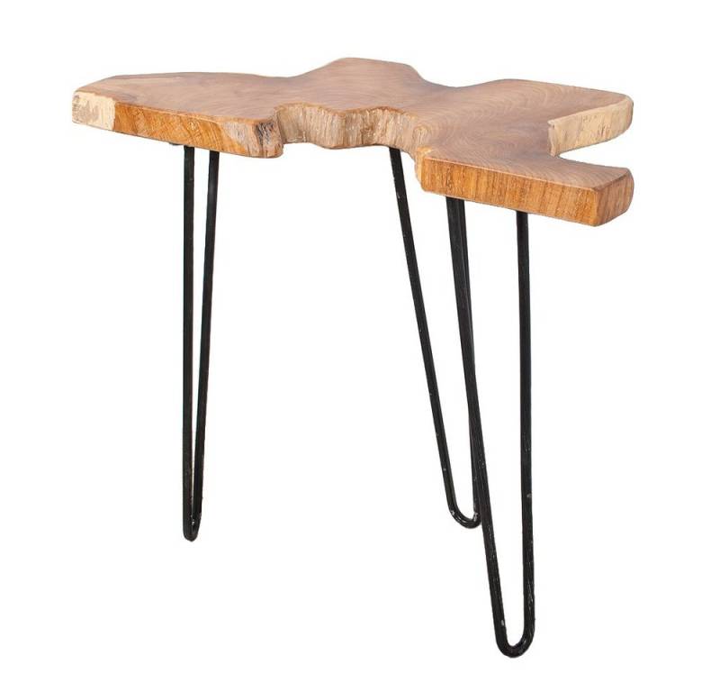 LebensWohnArt Konsolentisch Individuelle Teak-Konsole DINDONG ca. L75-90cm von LebensWohnArt