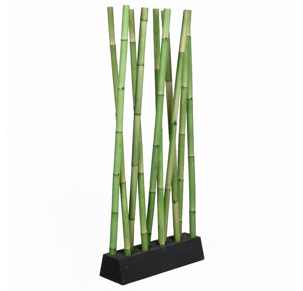 LebensWohnArt Paravent Bambus Raumteiler PARAVENTO Grün ca. 97x200cm (BxH) von LebensWohnArt
