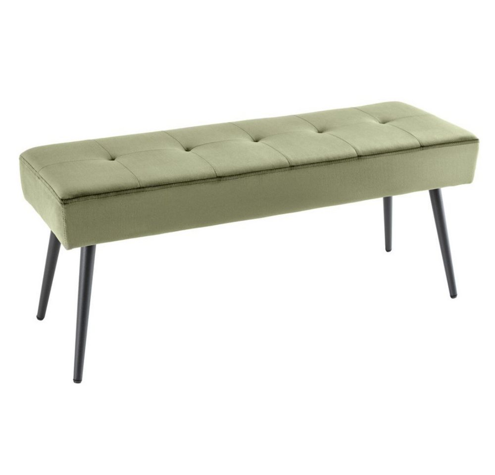 LebensWohnArt Sitzbank Moderne Sitzbank BELLE 100cm grün Samt LebensWohnArt Sitzbank Moderne Sitzbank BELLE 100cm grün Samt von LebensWohnArt