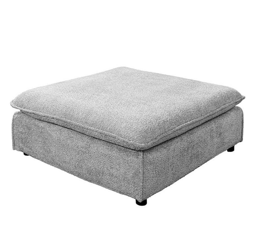 LebensWohnArt Sitzhocker Moderner Hussenhocker PARADISO 100cm Bouclé grau Federkern LebensWohnArt Sitzhocker Moderner Hussenhocker PARADISO 100cm Bouclé grau Federkern von LebensWohnArt