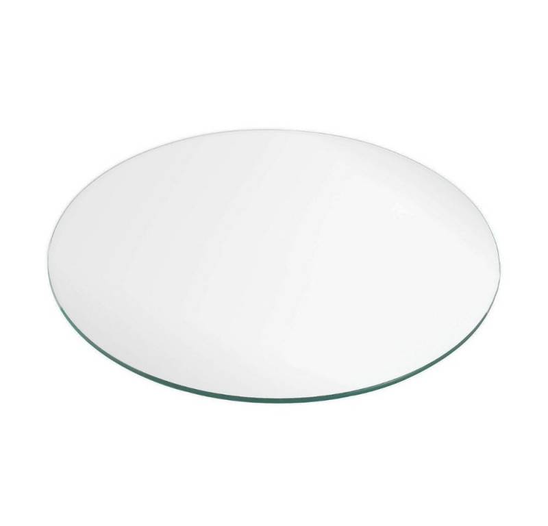 LebensWohnArt Tischplatte Glasplatte TERRY 100cm Rund 8mm Stärke gehärtetes Glas Bodenplatte von LebensWohnArt