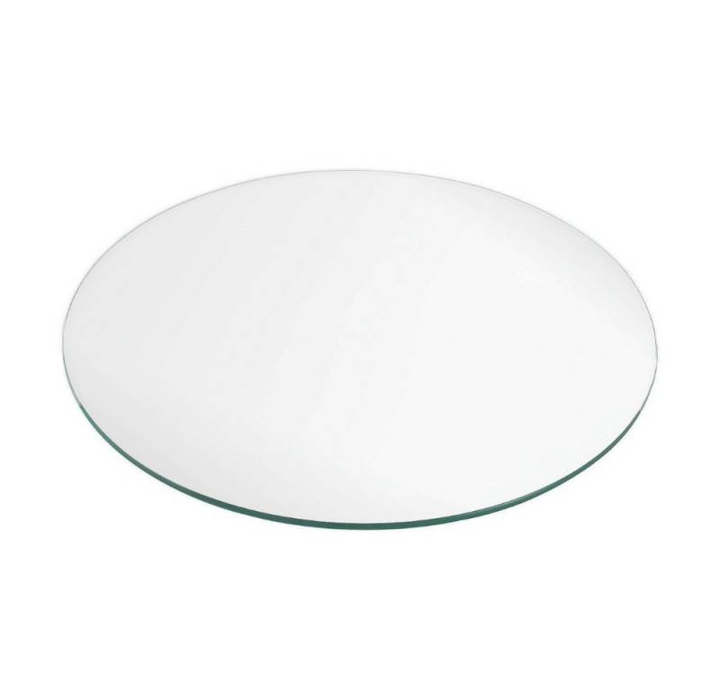 LebensWohnArt Tischplatte Glasplatte TERRY 50cm Rund gehärtetes Glas von LebensWohnArt