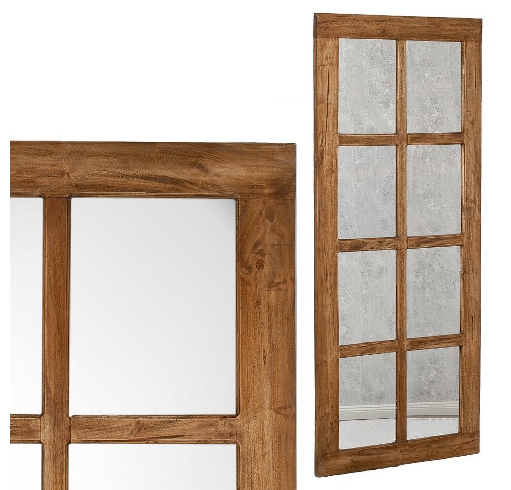 LebensWohnArt Wandspiegel Spiegel WINDOW Antik-Natural ca. 180x80cm von LebensWohnArt