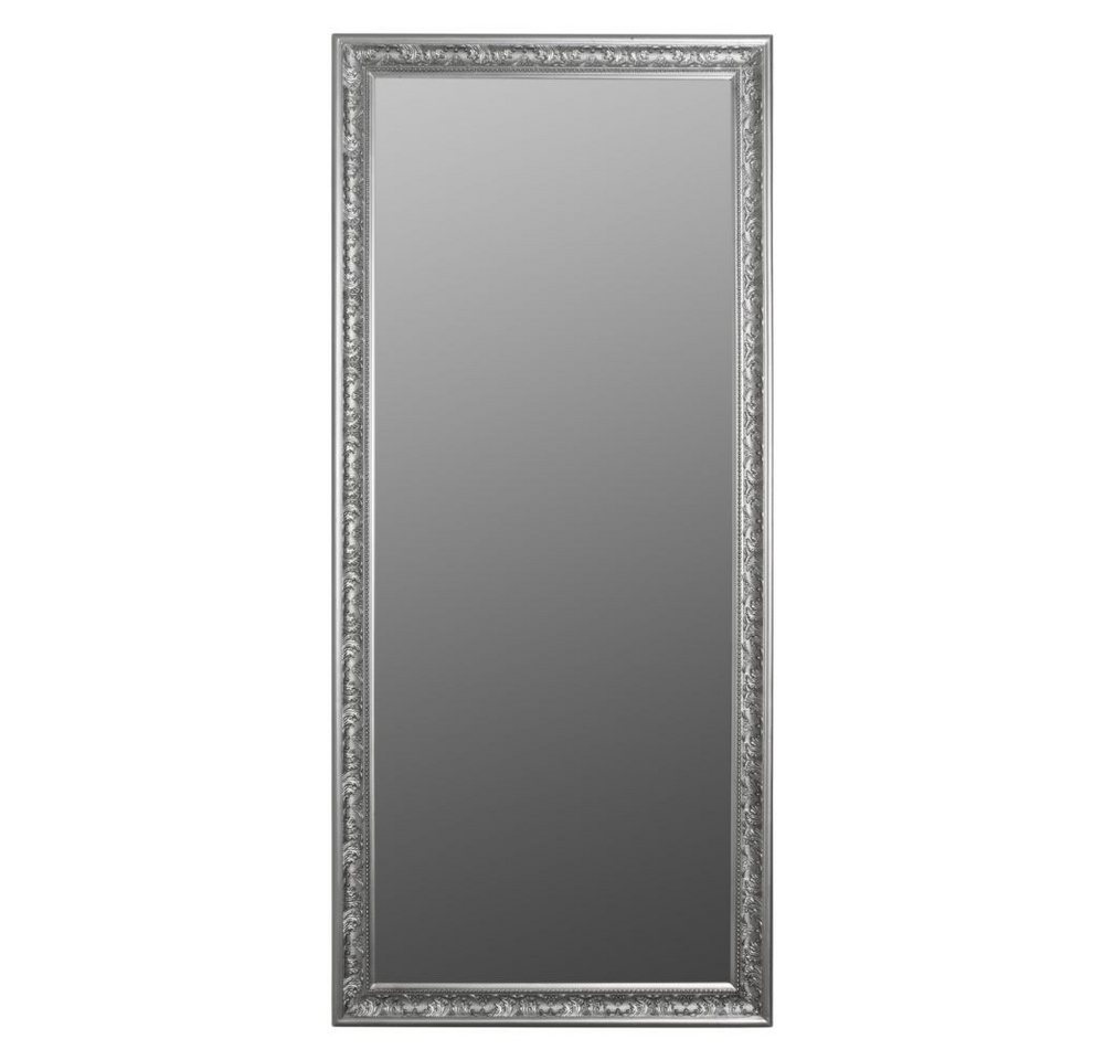 LebensWohnArt Wandspiegel Traumhafter Spiegel FIORAL 162x72cm antik-silber Facette von LebensWohnArt