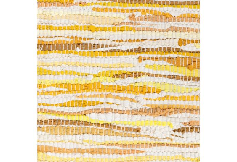 LebensWohnArt Teppich Traditioneller DURRIE Teppich multi-gelb rechteckig diverse Größen, Höhe: 1 mm von LebensWohnArt