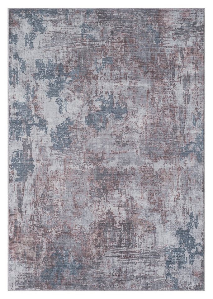 LebensWohnArt Teppich Waschbarer Teppich RAVE rechteckig 230x160cm diverse Farben, Höhe: 0 mm von LebensWohnArt
